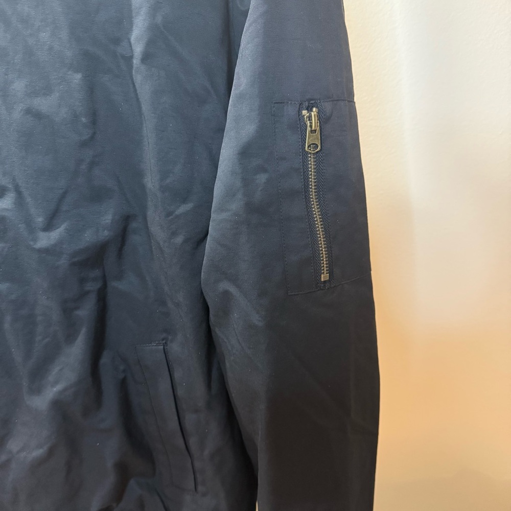 True Classic Men's Black Bomber Jacket - Picture 2 of 15